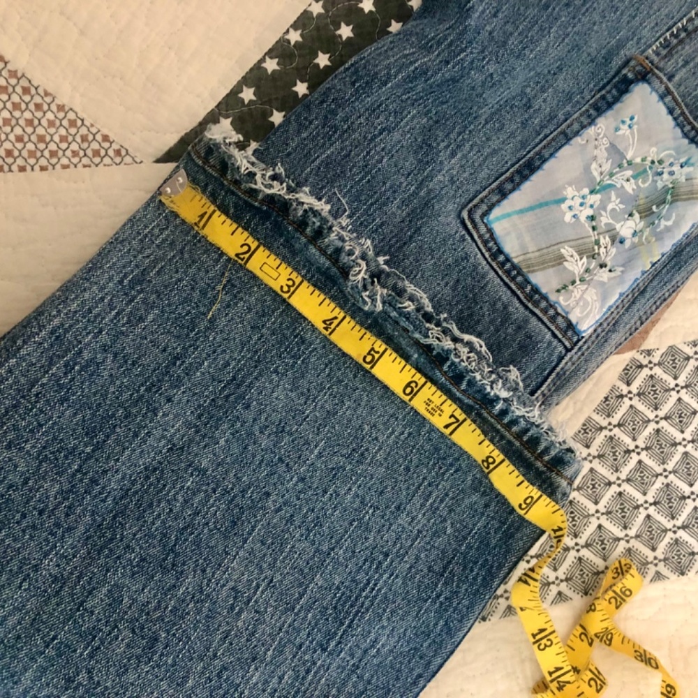 J. Galt Shanghai Low Rise Flare Jeans ~ Unique! - Picture 12 of 13